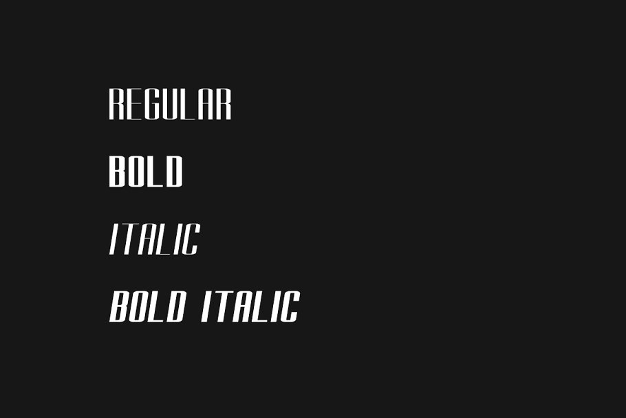 Przykład czcionki Lumen Bold Italic